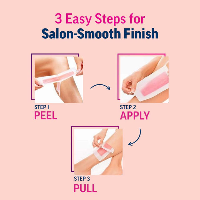 Veet Professional Waxing Strips Kit For Sensitive Skin | 8 Strips