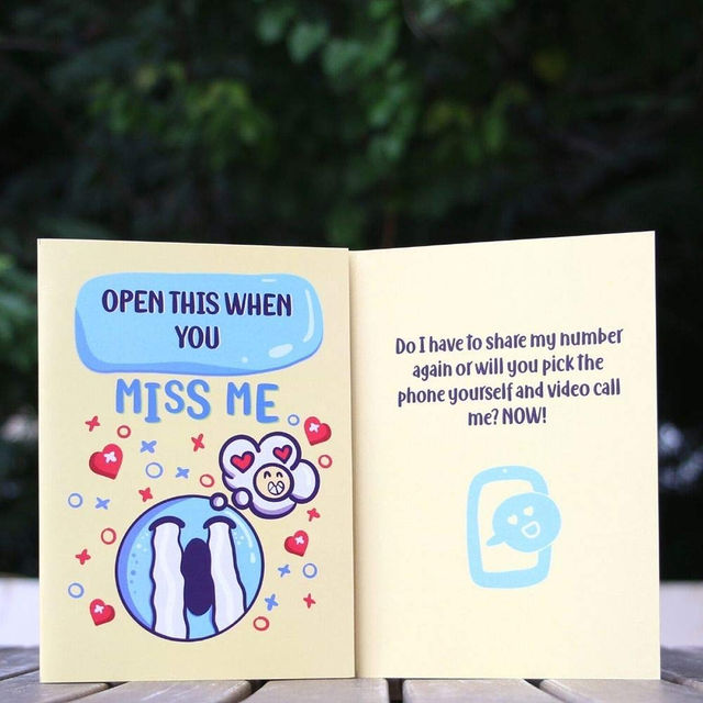 Oye Happy Open When Cards