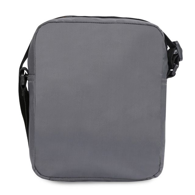 Tommy Hilfiger Unisex Solid Polyester 2 L Crossbody Bag | Grey - Free Size