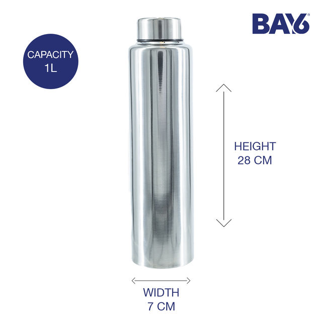 BAY6 Steel Regular Bottle - 1L