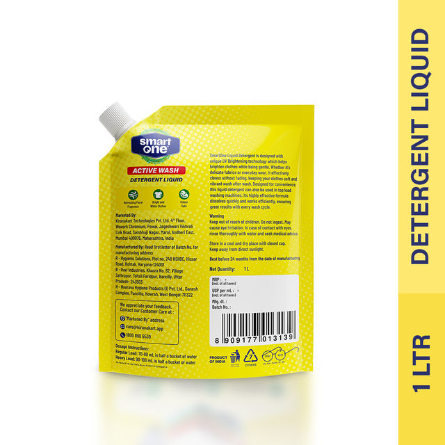 Smart One Active Wash Detergent Liquid