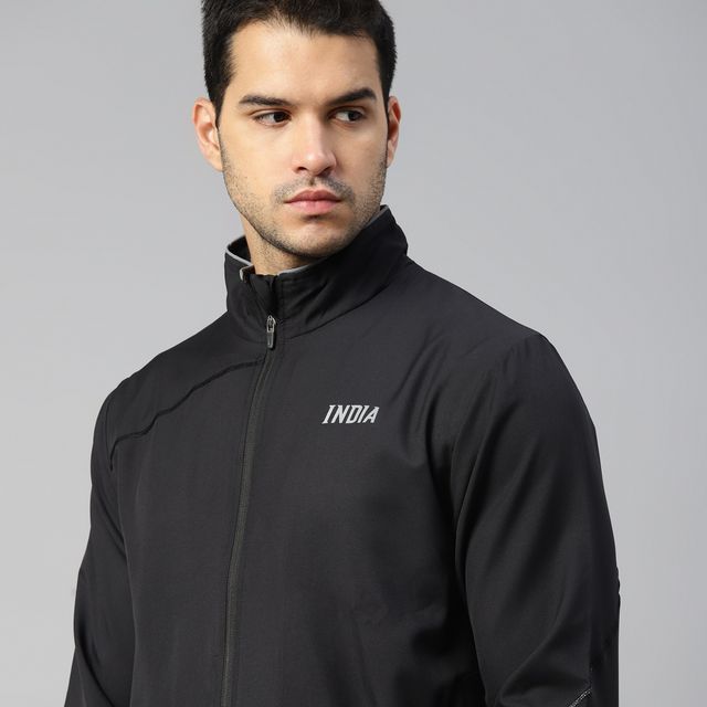 Dida Men's Sports Jacket | Regular Comfortable Stretchable Dry-Fit - Dark Green | L