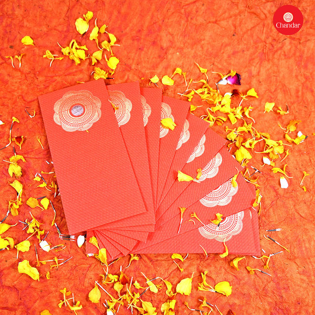 Chnadar Sagan Envelopes With 1 Rs Coin | Pack Of 10