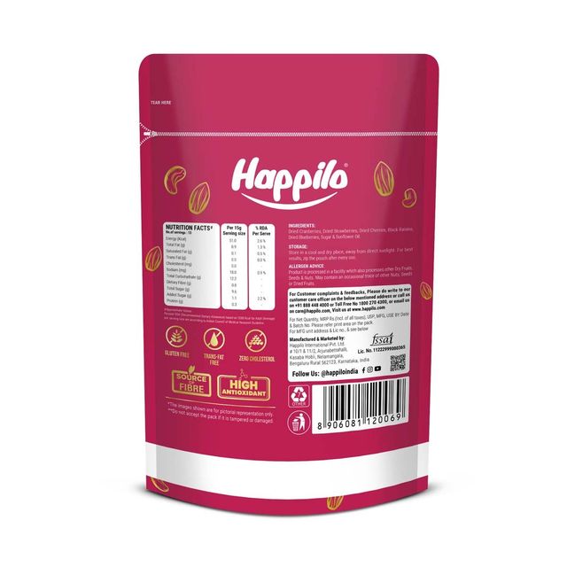 Happilo Premium International Super Mix Berries