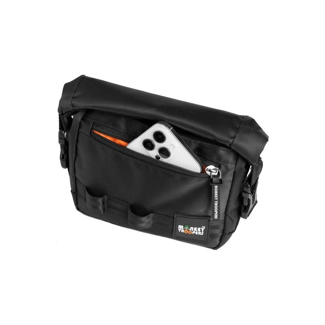 MONKEY TROOPERS Radiant Crossbody - Water Resistant, Lightweight, Quick-Access, Tough | Black