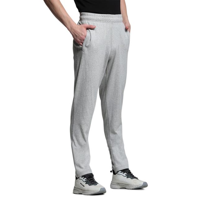 JACK & JONES Men's Regular fit Track Pant | Melange Grey - M