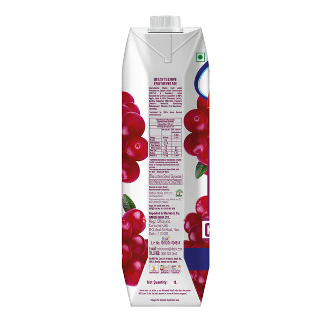 Dabur Real Cranberry Fruit Juice