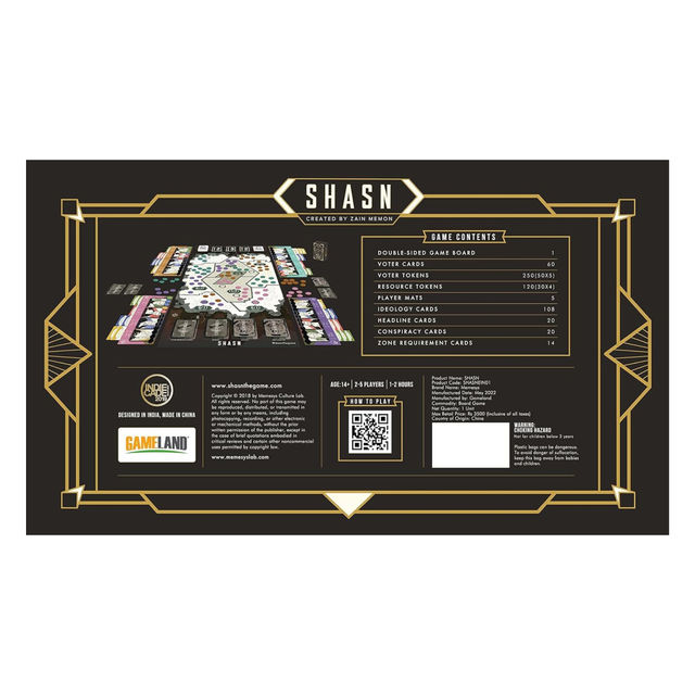 Shasn - The Political Strategy Board Game