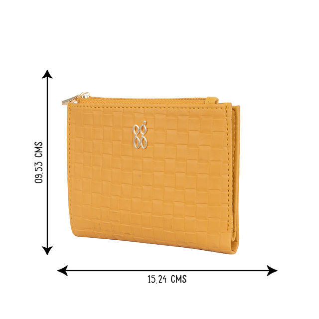 Baggit India Pvt Ltd | Women Small Yellow Two Fold Wallet