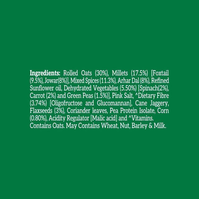 Right Shift by ITC Spinach & Corn Masala Oats | Bag | Added Colour, Preservative, Maltodextrin-free | 40 g