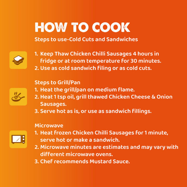 Godrej Yummiez Chilli Chicken Sausages