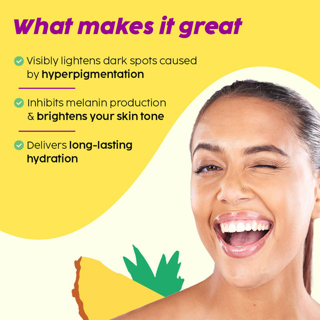 Plix Pineapple De-pigmentation Moisturizer with Symwhite Plus for Hyperpigmentation & Dark Spot Correction