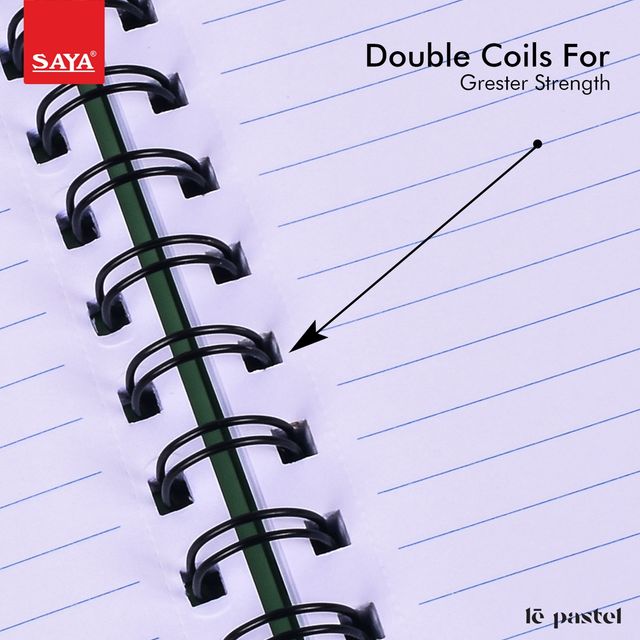 Saya Assorted Le Pastel Single Subject Notebook | A5