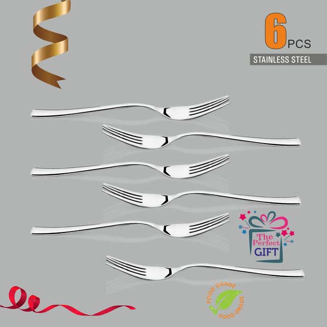 BAY6 Silverline Steel Dinner Fork (6pc)