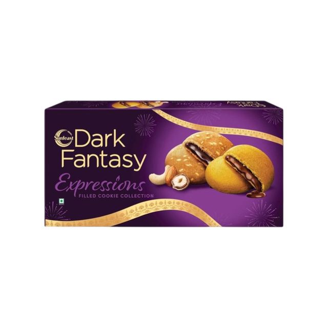 Sunfeast Dark Fantasy Expressions Chocolate Assorted Biscuits | Preservative-free