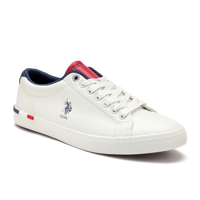 U.S. Polo Assn. Men's | Men Solid Anton 2.0 Sneakers | Men's | White | UK 7