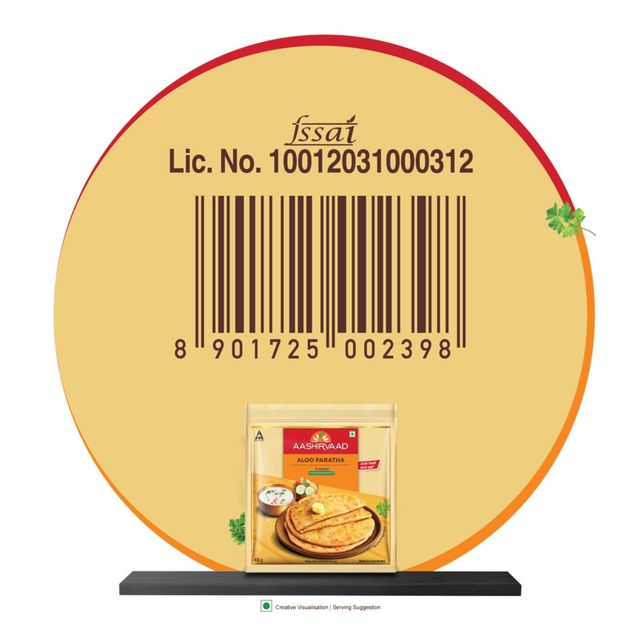 Aashirvaad Ready To Cook Aloo Paratha 400 g Combo