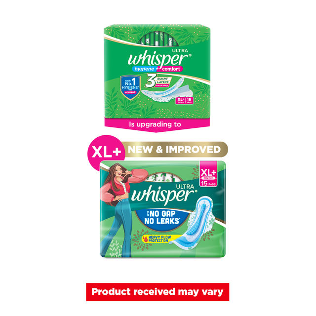 Whisper Ultra Clean XL+ Sanitary Pads