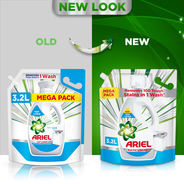 Ariel Liquid Detergent Top Load | Stain Removal in Washing Machine 3 l Combo