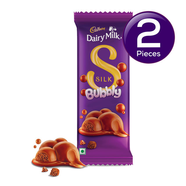 Cadbury Dairy Milk Silk Bubbly Chocolate 46 g Combo