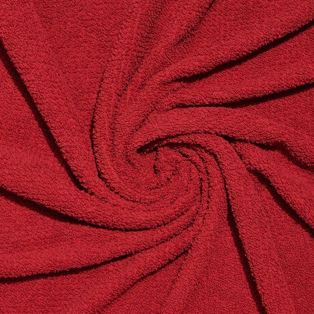 Fabindia Red Cotton Pile Hand Towel