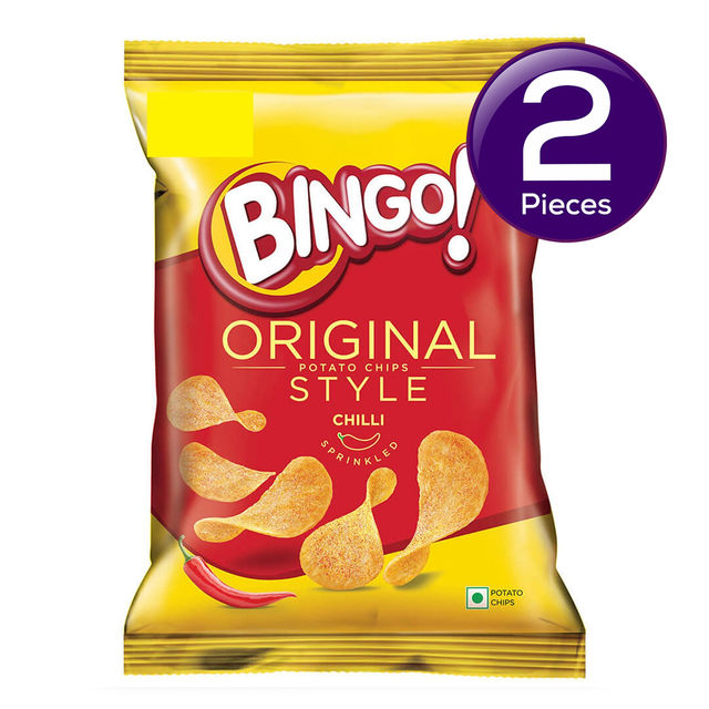 Bingo! Chilli Sprinkled Potato Chips 43 g Combo