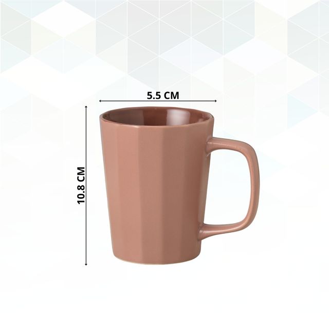 Clay Craft Fine Ceramic Armada Microwave Safe Coffee and Milk Mug | 320 ml | Lilac