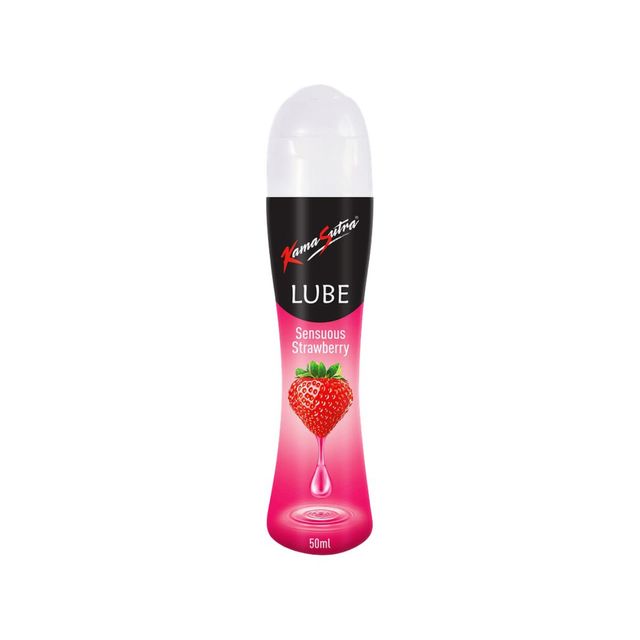 Kama Sutra Orgasmax+ Condoms(10pc) & Kama Sutra Personal Lube Strawberry(50ml) Combo