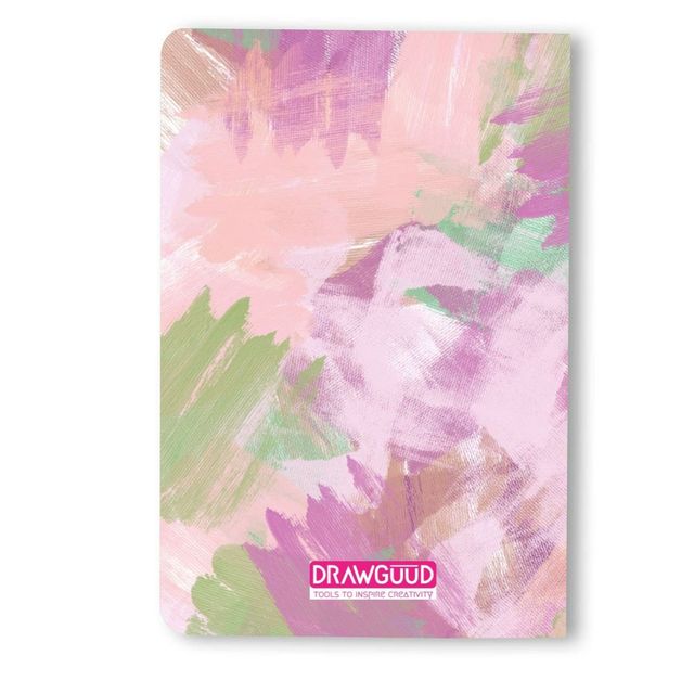Journo By Drawguud 70 Gsm A5 Notebook : Ruled |120 Pages (Purple Notes)