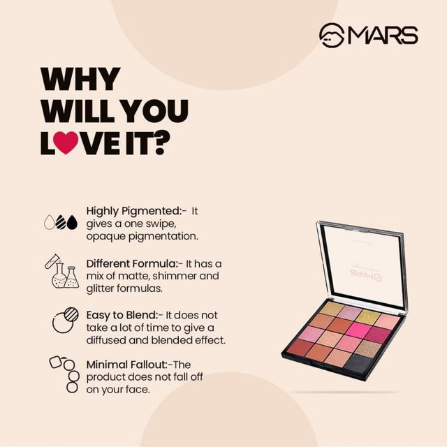 MARS Cosmetics Mesmereyes Eye Shadow Palette (1)