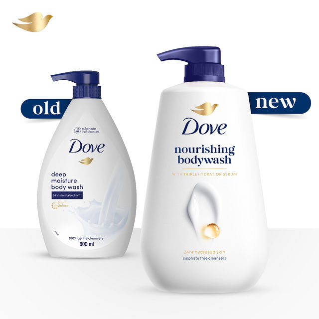 Dove Deep Moisture Body Wash (800ml) & Yardley London Gentleman Classic Body Deodorant For Men With Fresh Woody Fougere Notes (150ml) Combo