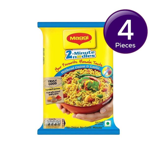 Maggi Masala Noodles No Onion No Garlic 70 g Combo