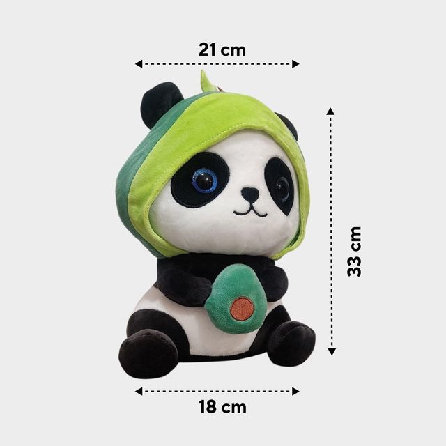 DearJoy Avocado Panda Teddy Soft Toy Stuffed Animal Toy