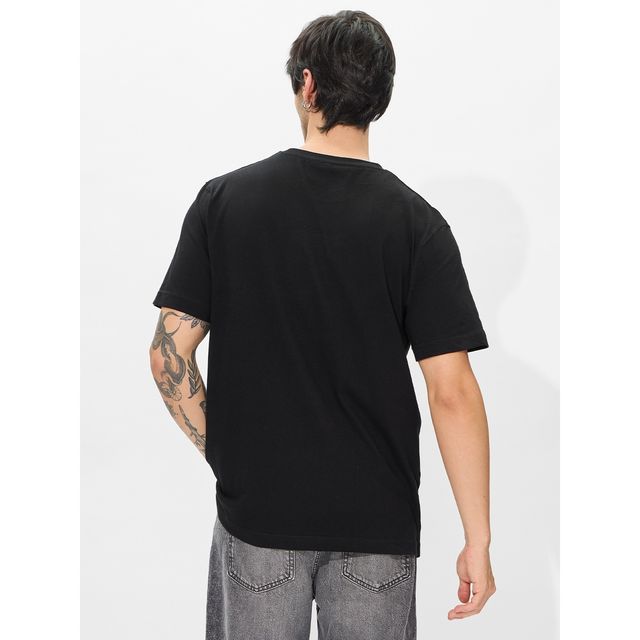 The Souled Store Men's Regular Punisher - It's Time T-shirts | Black | M
