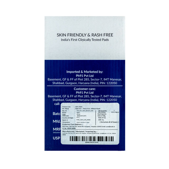 Azah Rash-Free Night XXXL Sanitary Pads
