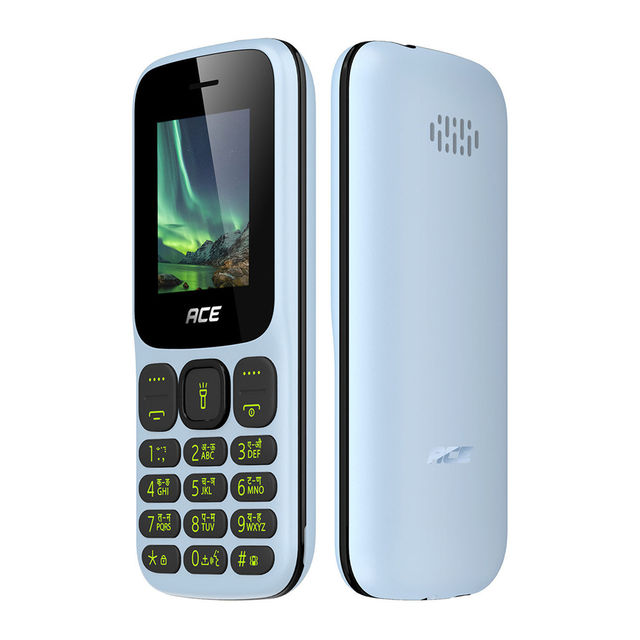itel Ace 3 Shine Keypad Mobile | 1.8" Display | 1000 mAh Battery | City Blue
