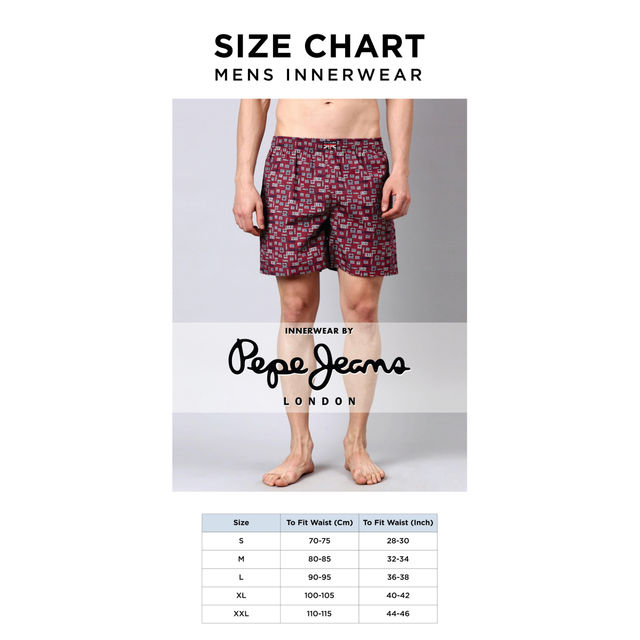 Pepe Jeans 100% Cotton Men's Boxer - M | Breathable Fabric