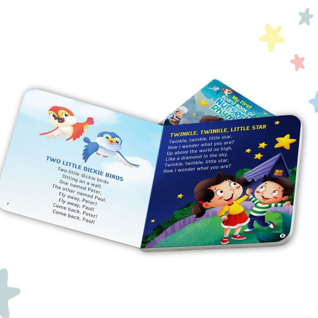 Nursery Rhymes For Kids - Board Book | Johnny Johnny | Hot Cross Buns | Age 0-2