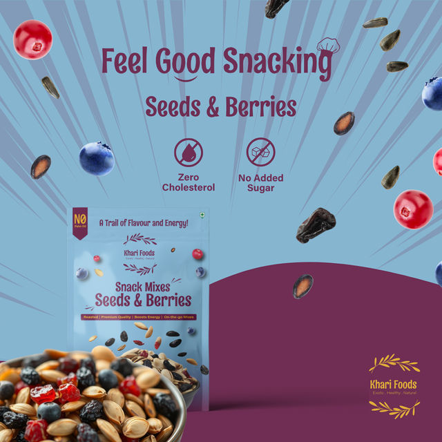 Khari Foods Seeds and Berries Trail Mix
