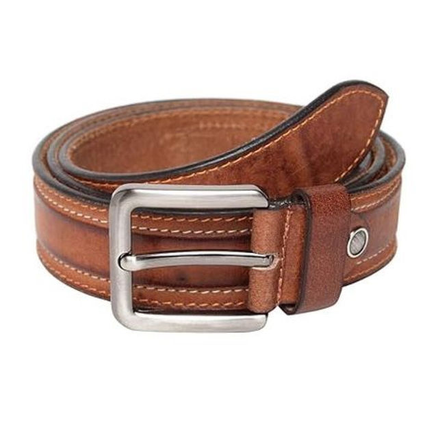 Teakwood Men's Leather Belt | Tan - 36 Inches