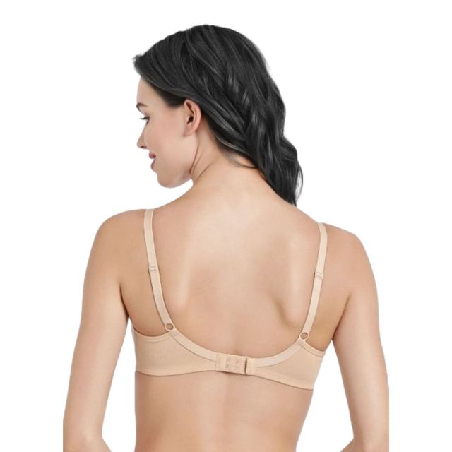 Enamor Women's A042 Side Support Shaper Fab-Cool Cotton Bra | Non Padded | Wirefree | Skin - 34C