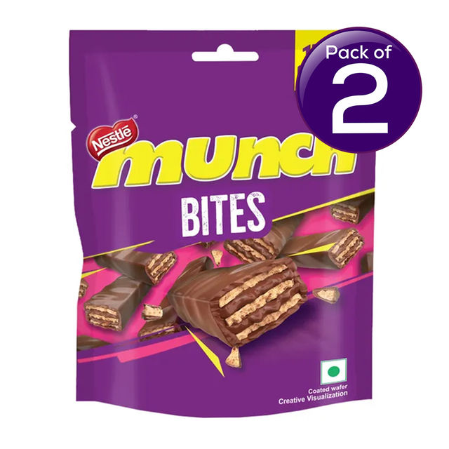 Nestle Munch Choco Coated Wafer Bar - Sharebag 147.9 g Combo