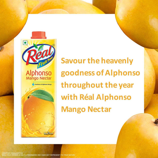 Dabur Real Fruit Power Juice - Alphonso Mango 1 l Combo