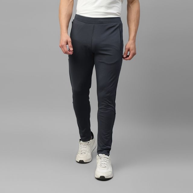 Dida Men's Track Pant Regular Comfortable Stretchable Dry-Fit | Grey - L