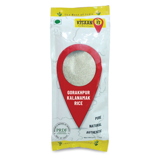 KisaanSay Gorakhpur Kalanamak Rice 1 kg X 5 Combo
