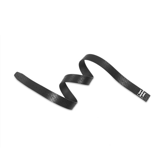 Tommy Hilfiger Men's Leather Belt | Black - 40 Inches