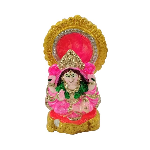 Colour Laxmi Ganesh Set 5 Inch Design 1