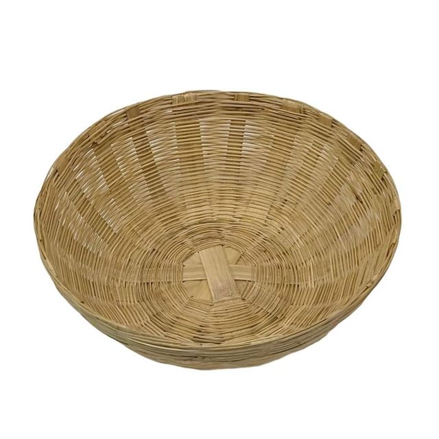 Divine Vibes Bamboo Daura | Basket For Chhath Puja - Used to store Fruit and Prasad