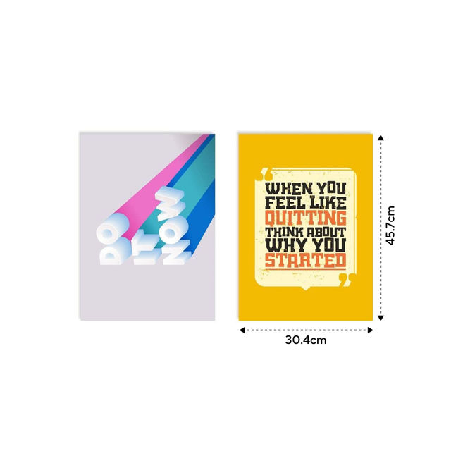 Paper Plane Design Wall Posters For Office Decor | Set of 10 | Size | 12 Inch x 18 Inch | D52