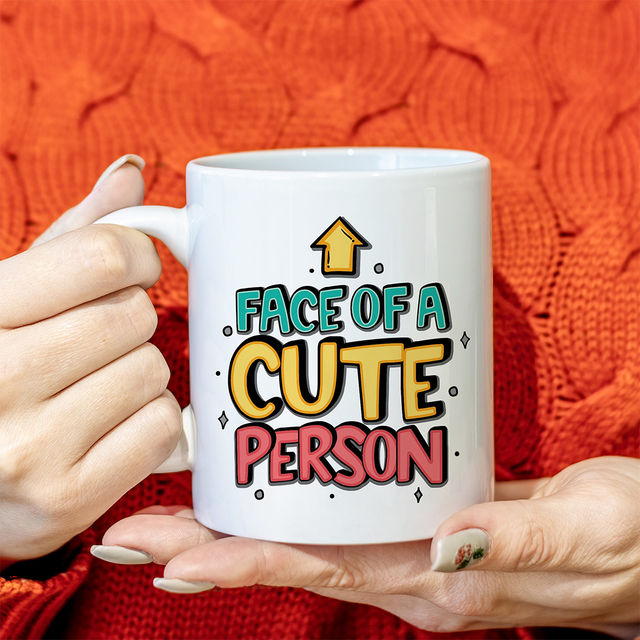 Oye Happy Cute Person Mug